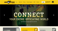 Desktop Screenshot of gameofficials.com